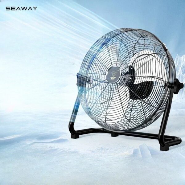 new Electric fan construction site floor fan commercial household high power high wind power desktop electric fan