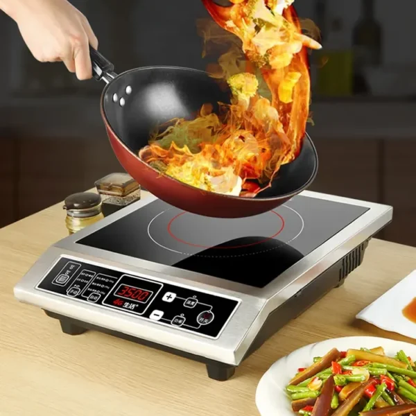 induction cooker commercial 3500W High-power New stainless steel induction cooker household stir fry Induction Cookers