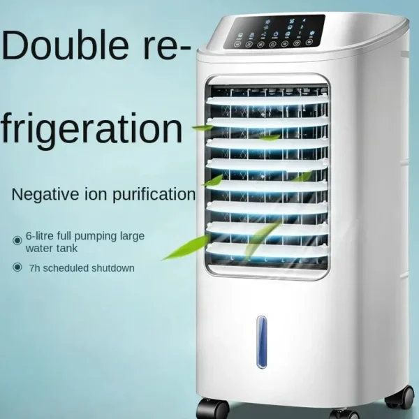 New electric fan Portable single cooling water cooling fan cooling fan home dormitory refrigeration artifact