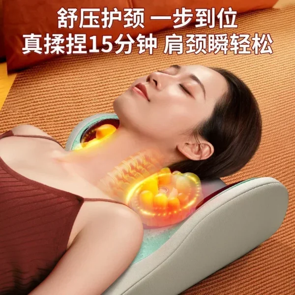 Home use Office Multifunctional Energy Savings Full Body Massager with Electric Hammer Pad Back Waist Neck Massager - obrazek 3