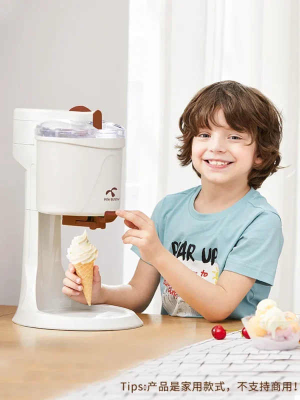 Home ice cream machine small automatic new cone machine ice cream machine children homemade ice cream - obrazek 2