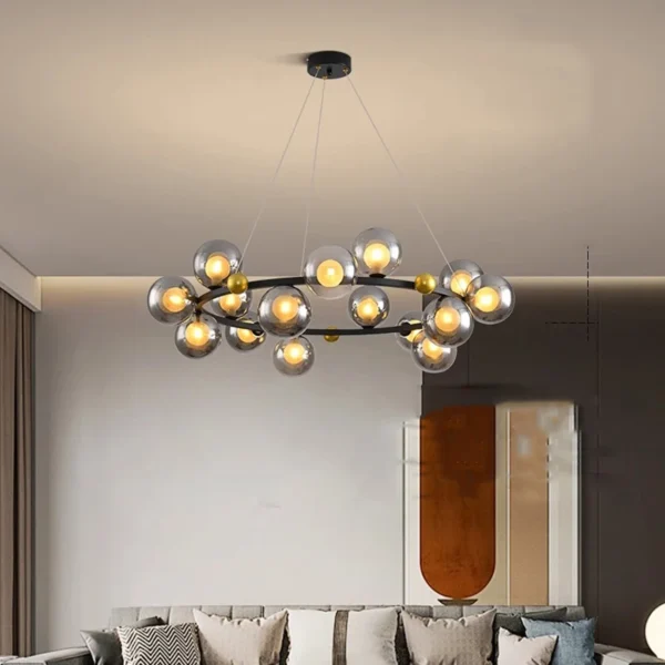 Nordic home decor Chandeliers for dining room lustre pendant lights hanging lamps for ceiling Light fixture indoor lighting - obrazek 3
