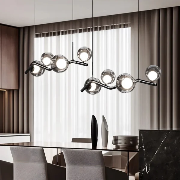 Nordic home decor Chandeliers for dining room lustre pendant lights hanging lamps for ceiling Light fixture indoor lighting - obrazek 5