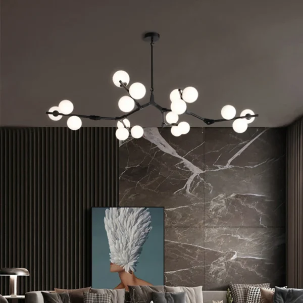 Nordic home decor Chandeliers for dining room lustre pendant lights hanging lamps for ceiling Light fixture indoor lighting - obrazek 6