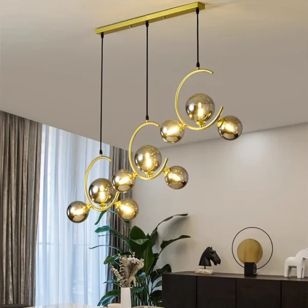 Nordic home decor Chandeliers for dining room lustre pendant lights hanging lamps for ceiling Light fixture indoor lighting - obrazek 3