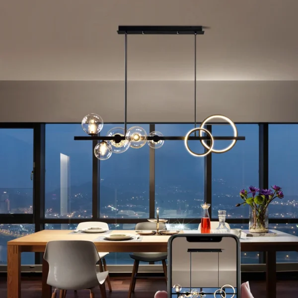 Nordic home decor Chandeliers for dining room lustre pendant lights hanging lamps for ceiling Light fixture indoor lighting - obrazek 3