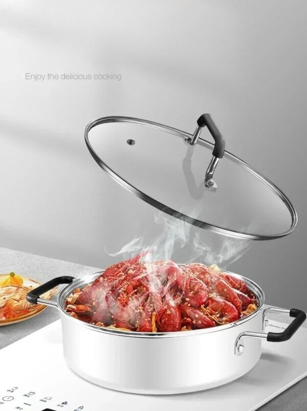 Induction cooktops desktop embedded single cooker imported white crystal silver cooktop - obrazek 2