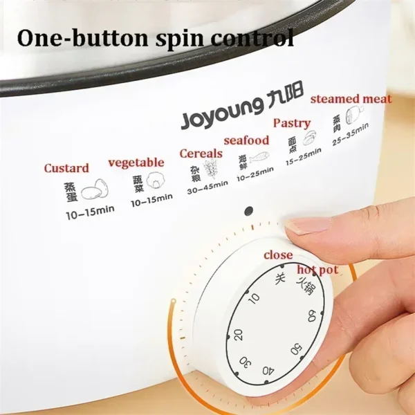 electric steamer household automatic multi-function three-layer multi-layer large capacity electric steamer breakfast machine - obrazek 4