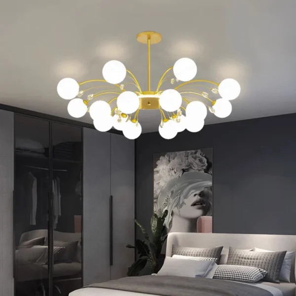 Nordic home decor Chandeliers for dining room lustre pendant lights hanging lamps for ceiling Light fixture indoor lighting - obrazek 5