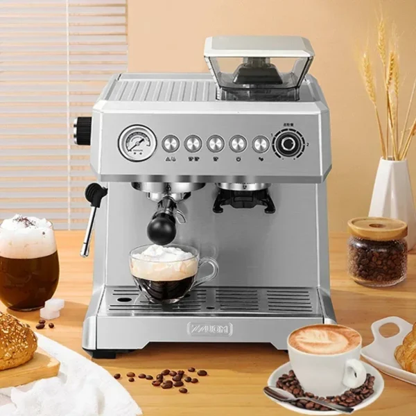 Espresso machine automatic home freshly ground espresso grinding machine commercial coffee machine - obrazek 3