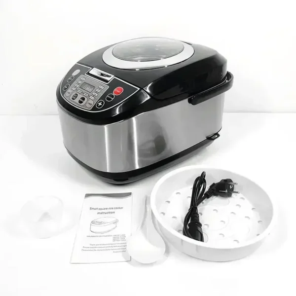 Intelligent rice cooker household multifunctional kitchen 5L large-capacity cooking rice and soup rice cooker new - obrazek 4