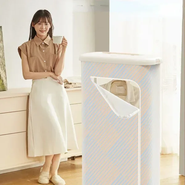 new Dryer small household clothes dryer clothes drying rack foldable portable clothes dryer - obrazek 3