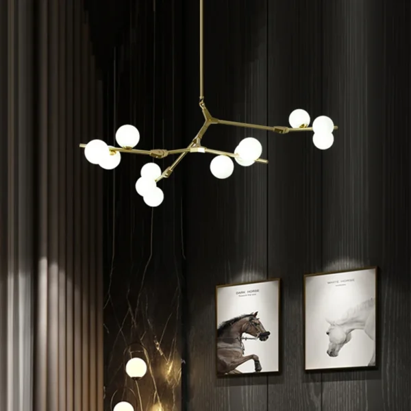 Nordic home decor Chandeliers for dining room lustre pendant lights hanging lamps for ceiling Light fixture indoor lighting - obrazek 4