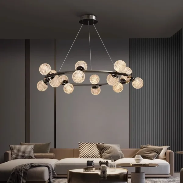 Nordic home decoration, living room chandelier, bedroom chandelier, dining room chandelier, ceiling light, indoor lighting - obrazek 3