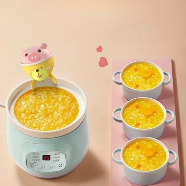 New fully automatic Mini Stew pot Porridge pot casserole household electric stew pot ceramic soup porridge cooker