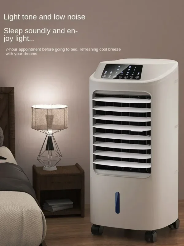 New electric fan Portable single cooling water cooling fan cooling fan home dormitory refrigeration artifact - obrazek 3