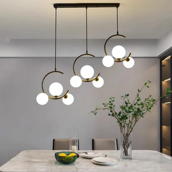 Nordic home decor Chandeliers for dining room lustre pendant lights hanging lamps for ceiling Light fixture indoor lighting - obrazek 4