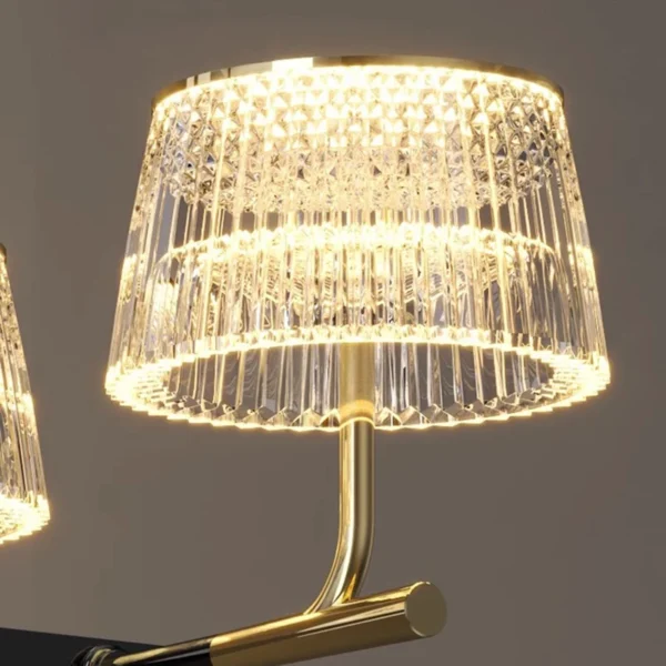 Nordic home decoration, luxury crystal living room chandelier, dining room chandelier, ceiling light, indoor lighting - obrazek 6