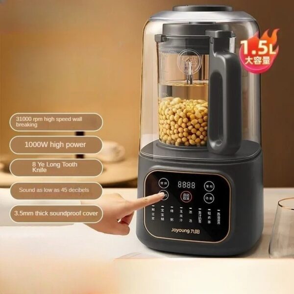 new Large Capacity Wall Breaker Household Fully Automatic Bass Filter-Free Heating Health Juicing Soybean Milk Machine