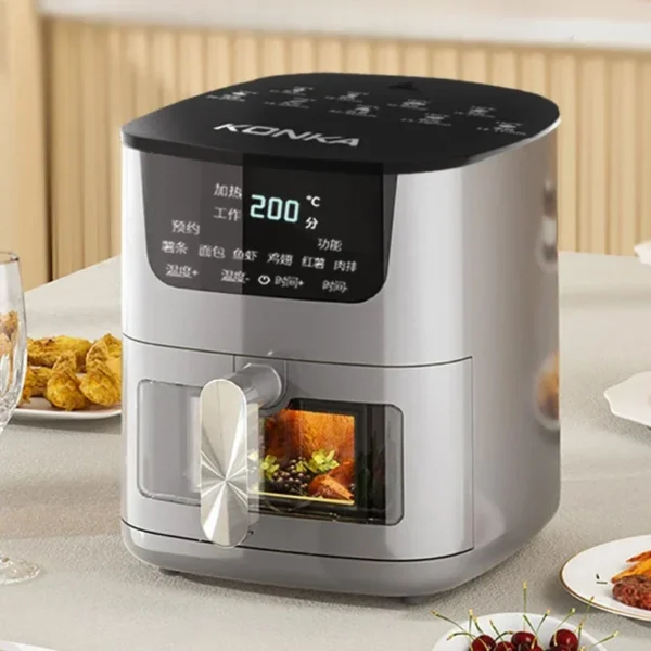 kitchen new style visual air fryer fully automatic oven electric fryer household multi-function smart