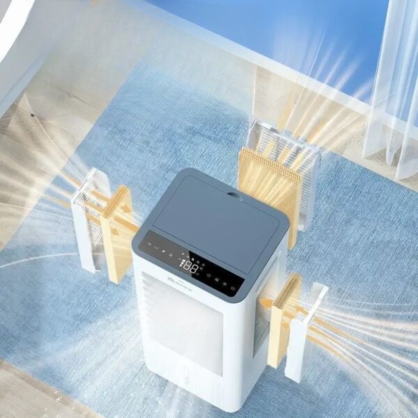 Home Cooling Fan Small Bladeless Electric Fan Cooler Horizontal Dormitory Living Room New