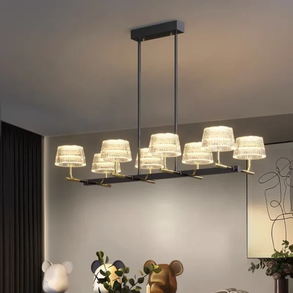 Nordic home decoration, luxury crystal living room chandelier, dining room chandelier, ceiling light, indoor lighting - obrazek 3