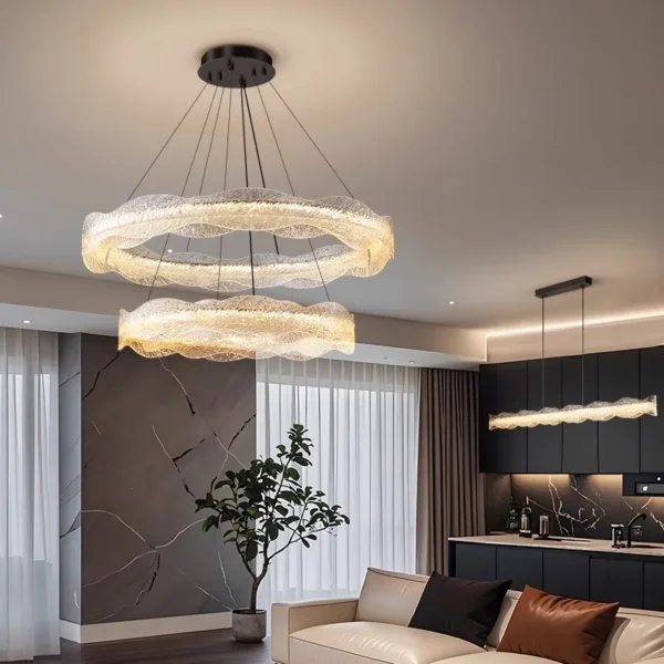Nordic home decor Chandeliers for dining room lustre pendant lights hanging lamps for ceiling Light fixture indoor lighting - obrazek 4