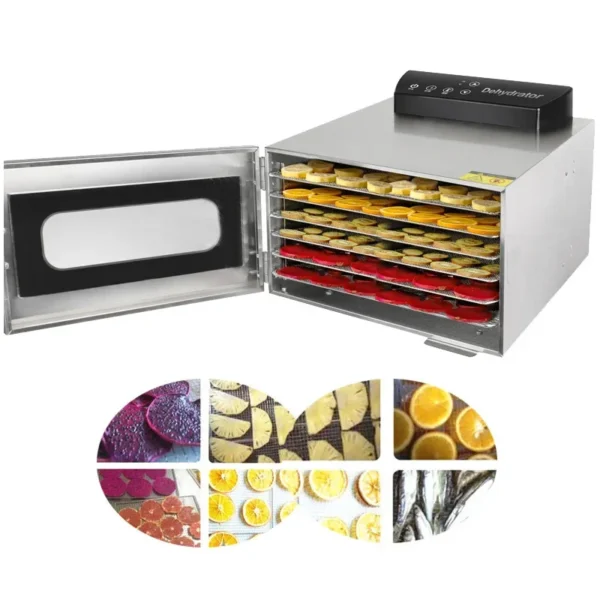 Home new fruits and vegetables dried fruit machine meat flower tea dryer pet snacks dehydration air dryer