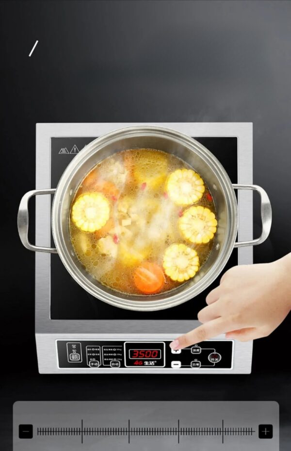 induction cooker commercial 3500W High-power New stainless steel induction cooker household stir fry Induction Cookers - obrazek 3
