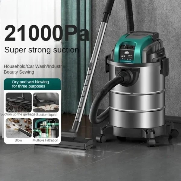 household new cleaner large suction small home version of the wet and dry cleaning industrial seam special-purpose Vacuum