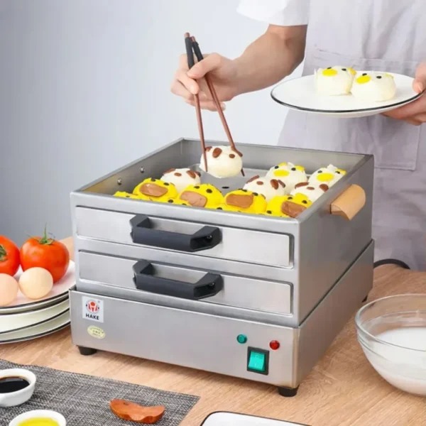 Multifunctional New Household Small 304 Stainless Steel Drawer Rice Roll Machine Rice Roll Stove Thickened Material