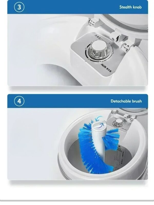 Home new style Mini Washing Machine for Shoes Slippers Dormitory Small Washed Washing Automatic Drying - obrazek 4