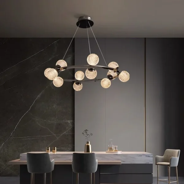 Nordic home decoration, living room chandelier, bedroom chandelier, dining room chandelier, ceiling light, indoor lighting - obrazek 5