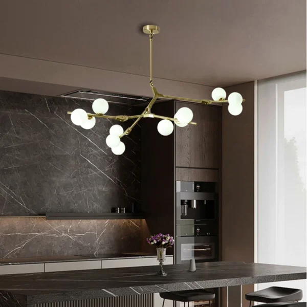 Nordic home decor Chandeliers for dining room lustre pendant lights hanging lamps for ceiling Light fixture indoor lighting - obrazek 5