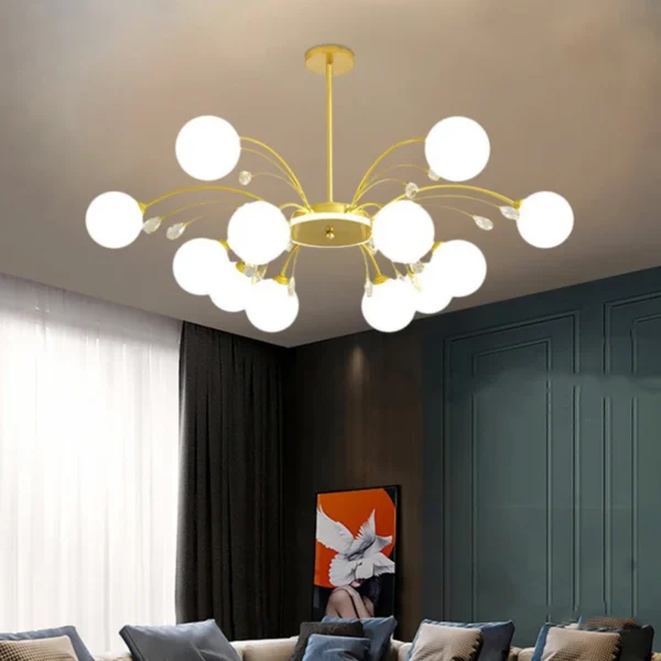 Nordic home decor Chandeliers for dining room lustre pendant lights hanging lamps for ceiling Light fixture indoor lighting - obrazek 6