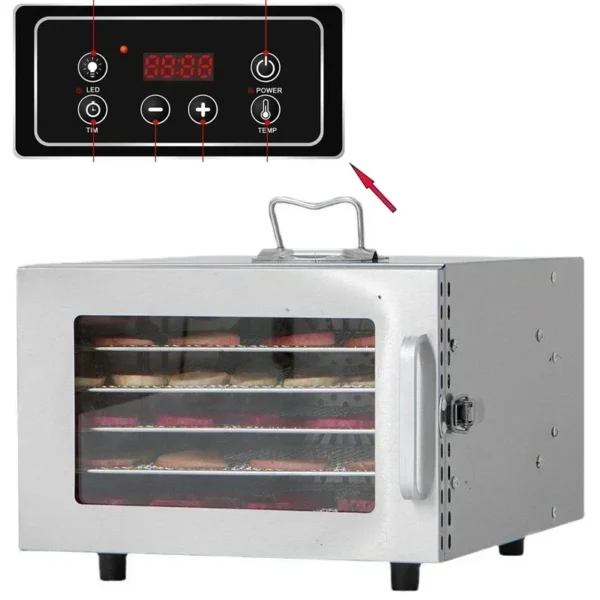 Home new fruits and vegetables dried fruit machine meat flower tea dryer pet snacks dehydration air dryer