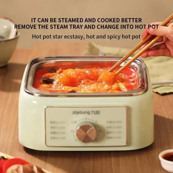 New electric steamer multifunctional household capacity multi-layer steamer box steamer breakfast machine - obrazek 3