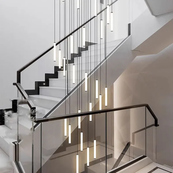 Modern home decor led lights pendant light lamps forstaircase Chandeliers for living room hanging light indoor lighting - obrazek 5