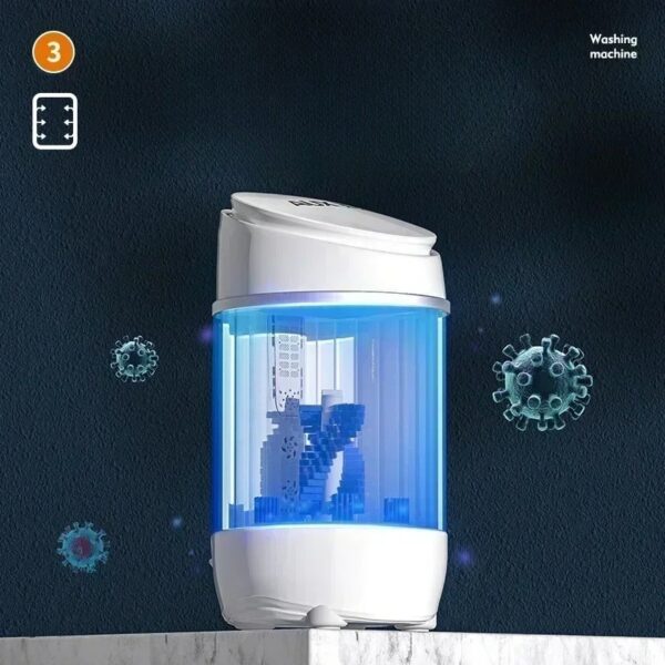 Home new style Mini Washing Machine for Shoes Slippers Dormitory Small Washed Washing Automatic Drying - obrazek 3