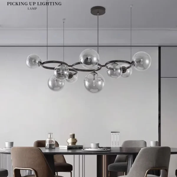 Nordic home decor Chandeliers for dining room lustre pendant lights hanging lamps for ceiling Light fixture indoor lighting - obrazek 3