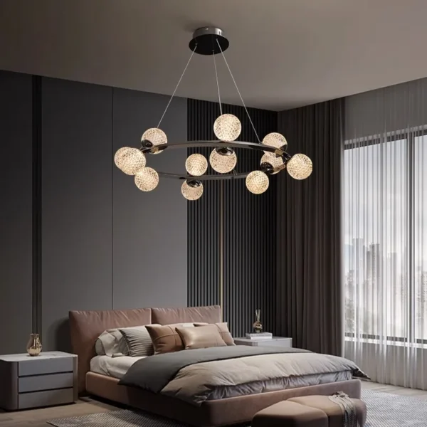 Nordic home decoration, living room chandelier, bedroom chandelier, dining room chandelier, ceiling light, indoor lighting - obrazek 4