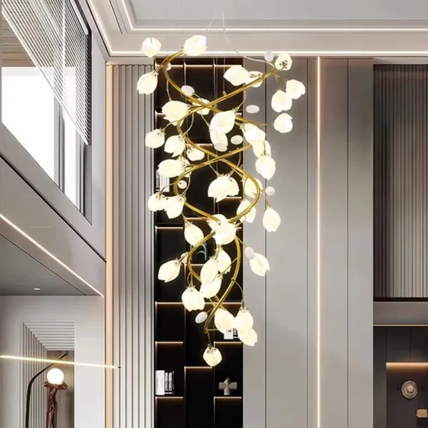 Nordic home decoration, stair chandelier, living room and dining room Pendant lights, ceiling light, indoor lighting