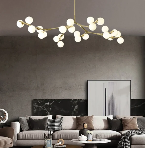 Nordic home decor Chandeliers for dining room lustre pendant lights hanging lamps for ceiling Light fixture indoor lighting - obrazek 3