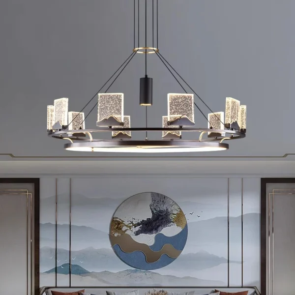 Modern home decor led lights pendant light lamps for living room Chandeliers for dining room hanging light indoor lighting - obrazek 3