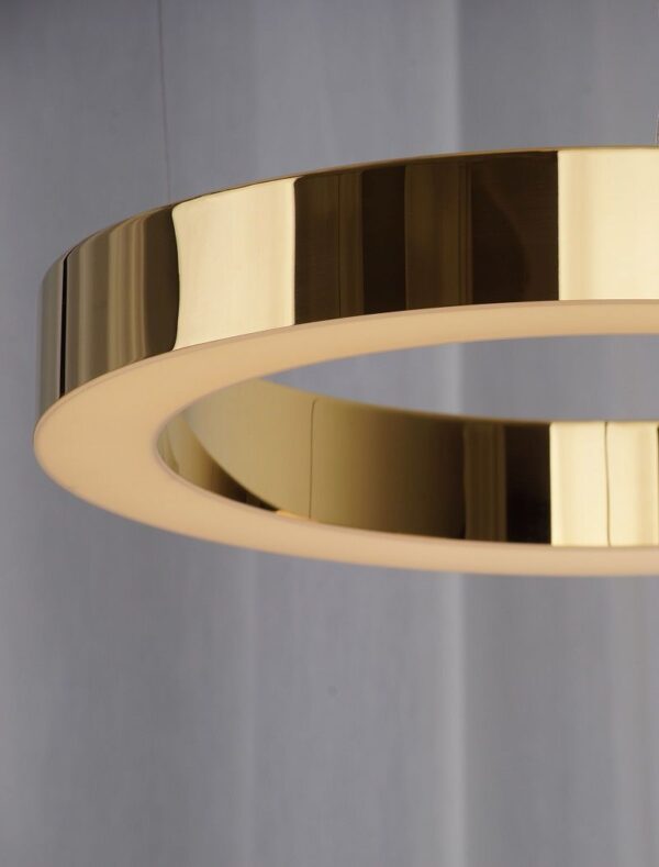 MAXLIGHT P0370D | LUXURY Pendant Lamp Ø110 cm | Gold | LED 67W | Dimmable 7000 - obrazek 2