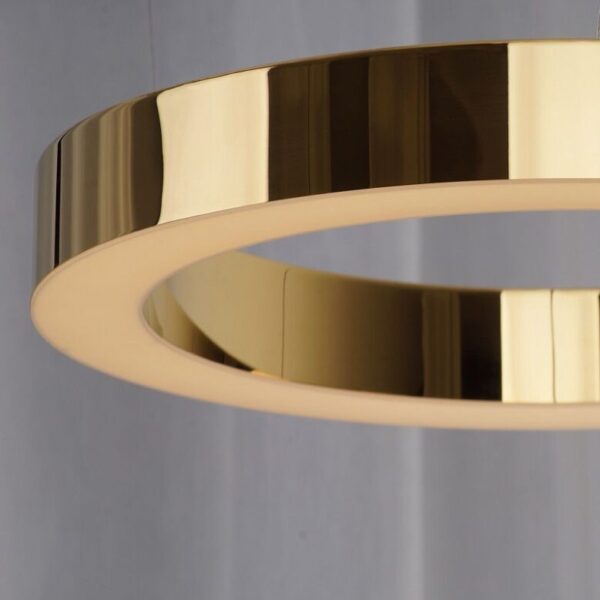 MAXLIGHT P0370D | LUXURY Pendant Lamp Ø110 cm | Gold | LED 67W | Dimmable 7000