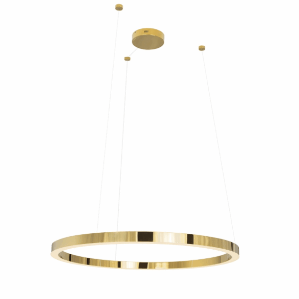 MAXLIGHT P0370D | LUXURY Pendant Lamp Ø110 cm | Gold | LED 67W | Dimmable 7000