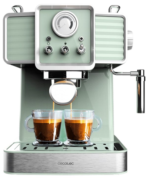 CECOTEC Power Espresso 20 Tradizionale Light – Green 500 - obrazek 3