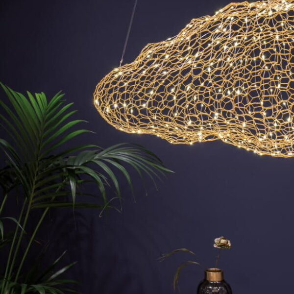 MAXLIGHT STARDUST P0432D – Gold Pendant Light 95 cm 8500