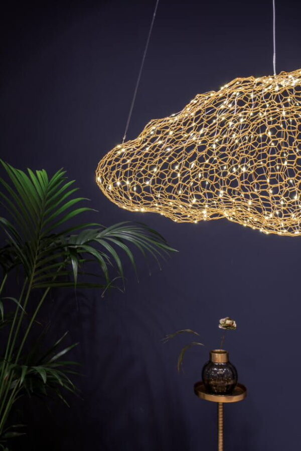 MAXLIGHT STARDUST P0432D – Gold Pendant Light 95 cm 8500 - obrazek 2